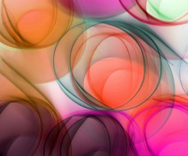 Abstract aesthetic visual representing flow and daily rhythm